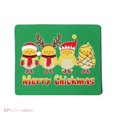 Merry Chickmas Mousepad