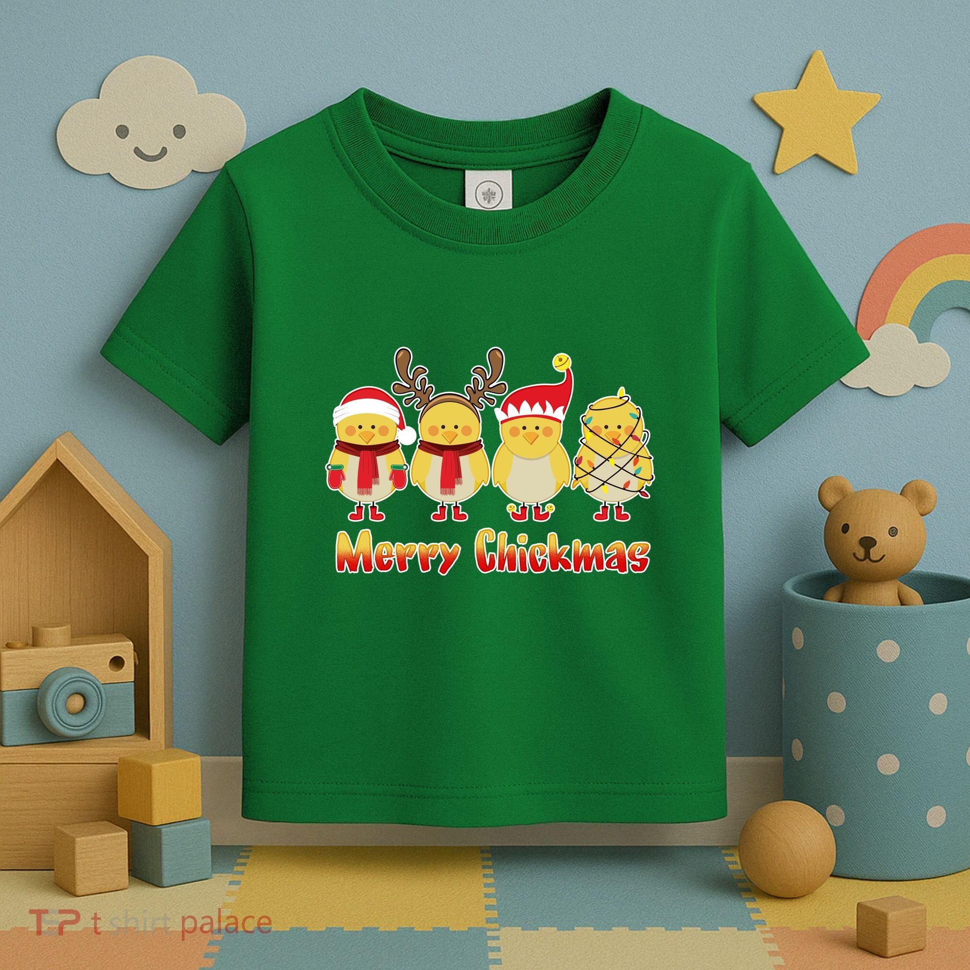 Merry Chickmas Toddler T-Shirt