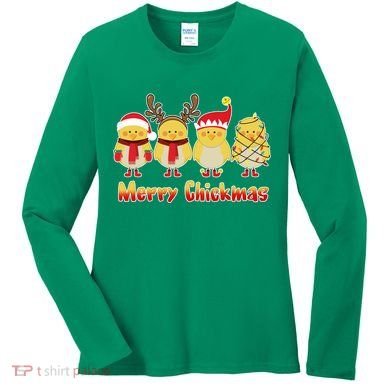 Merry Chickmas Women's Long Sleeve Shirt
