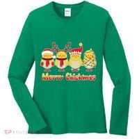 Merry Chickmas Women's Long Sleeve Shirt thumb 0