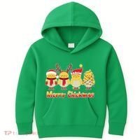 Merry Chickmas Kids Hoodie thumb 0
