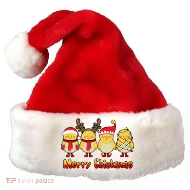 Merry Chickmas Santa Hat