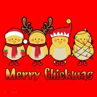 Merry Chickmas Santa Hat thumb 1