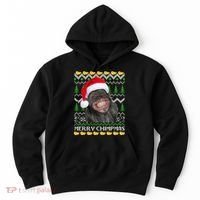 Merry Chimpmas Monkey Ugly Christmas Sweater Hoodie thumb 0