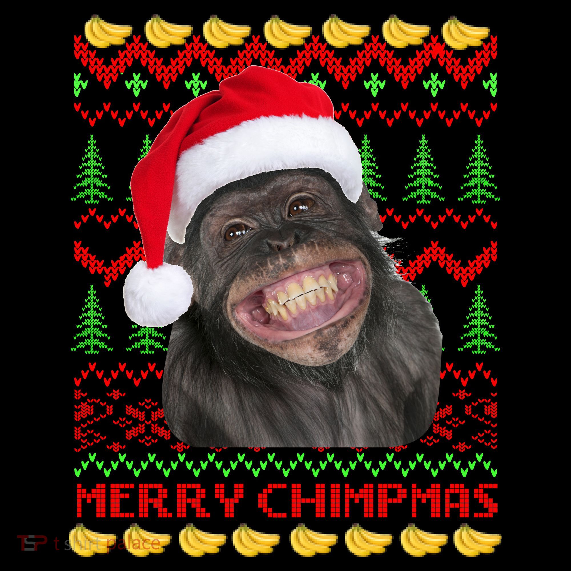 Merry Chimpmas Monkey Ugly Christmas Sweater Coffee Mug