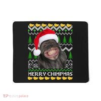Merry Chimpmas Monkey Ugly Christmas Sweater Mousepad thumb 0