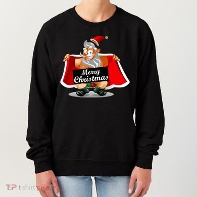Merry Chrismas X-Mas Santa Bells Women's Sweatshirt