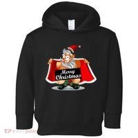 Merry Chrismas X-Mas Santa Bells Toddler Hoodie thumb 0