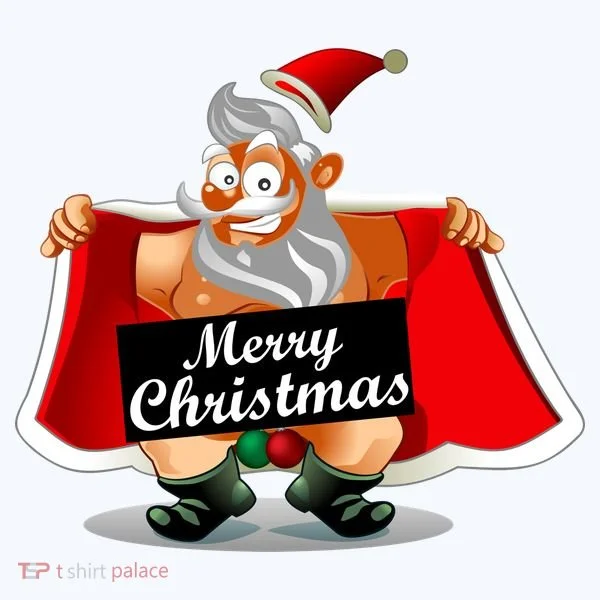 Merry Chrismas X-Mas Santa Bells Doggie Tank