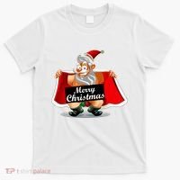 Merry Chrismas X-Mas Santa Bells T-Shirt thumb 0