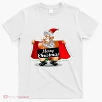 Merry Chrismas X-Mas Santa Bells T-Shirt thumb 0