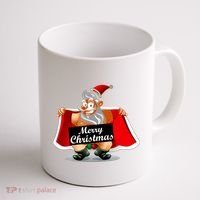 Merry Chrismas X-Mas Santa Bells Coffee Mug thumb 1