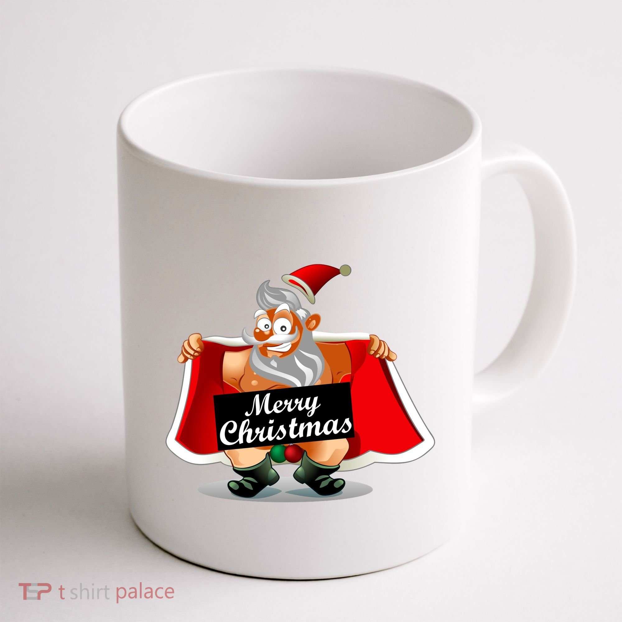 Merry Chrismas X-Mas Santa Bells Coffee Mug