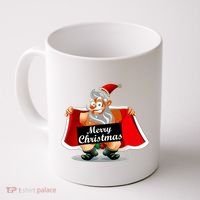 Merry Chrismas X-Mas Santa Bells Coffee Mug thumb 0