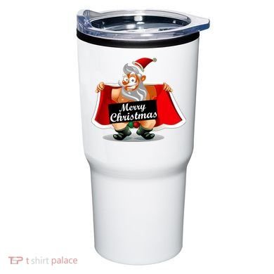 Merry Chrismas X-Mas Santa Bells Tumbler