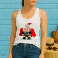 Merry Chrismas X-Mas Santa Bells Women's Tank Top thumb 2
