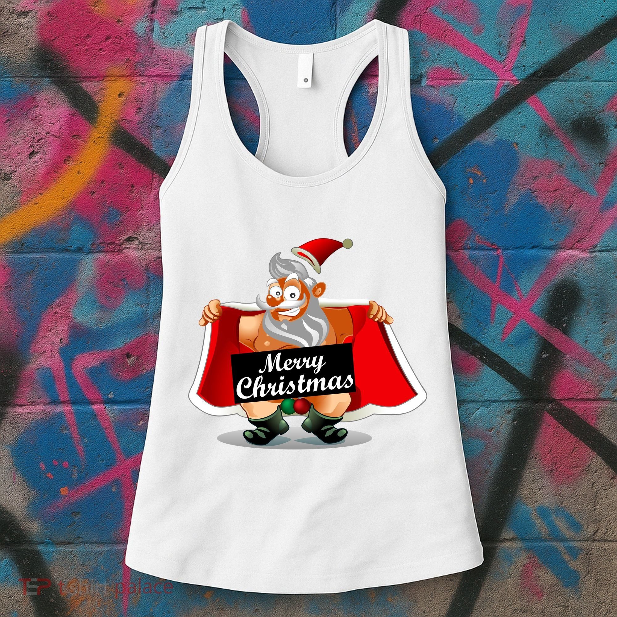 Merry Chrismas X-Mas Santa Bells Women's Tank Top