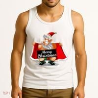 Merry Chrismas X-Mas Santa Bells Tank Top thumb 3