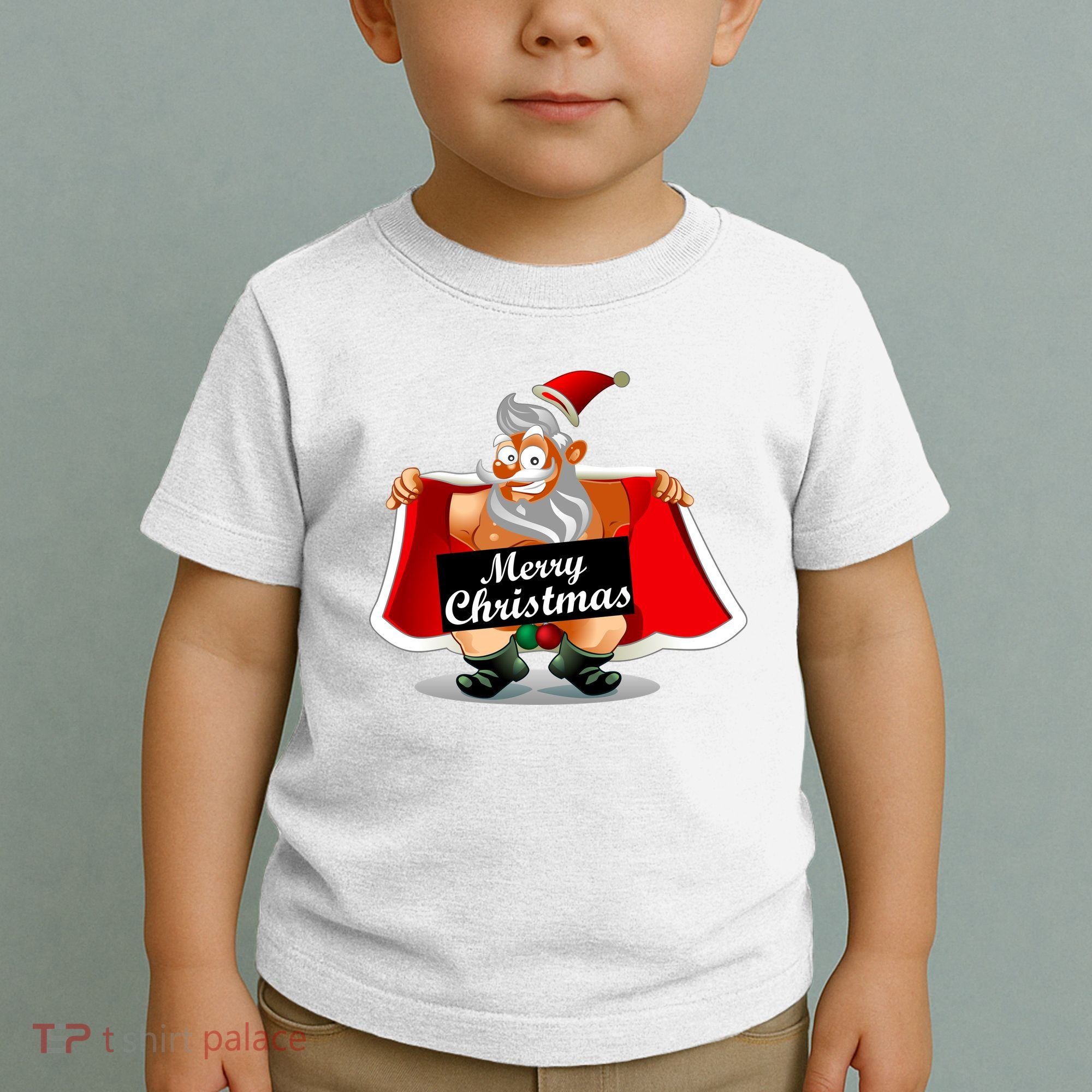 Merry Chrismas X-Mas Santa Bells Toddler T-Shirt