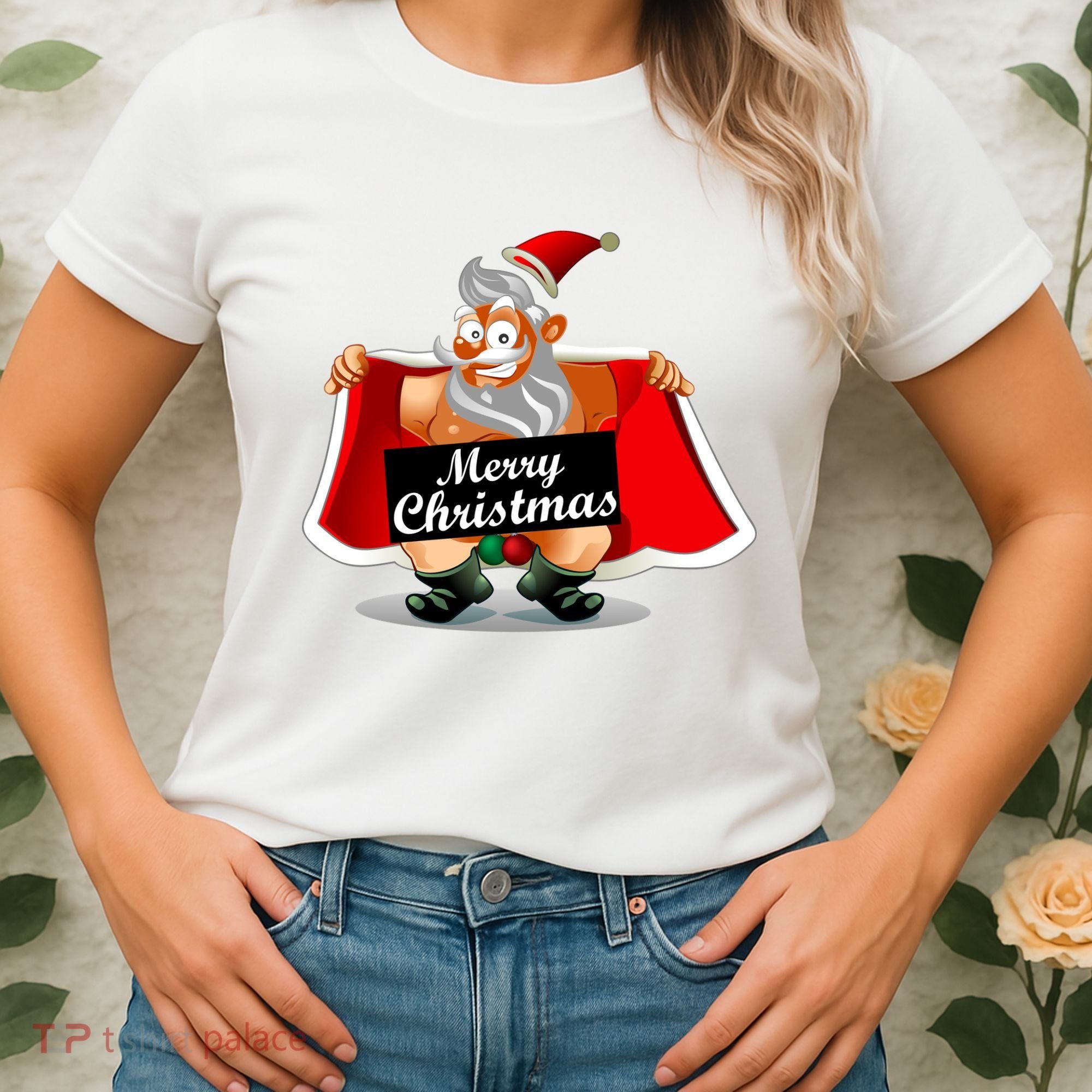 Merry Chrismas X-Mas Santa Bells Women's T-Shirt