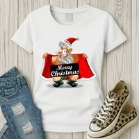 Merry Chrismas X-Mas Santa Bells Women's T-Shirt thumb 3