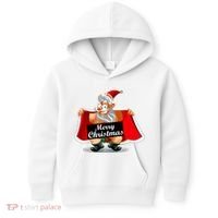 Merry Chrismas X-Mas Santa Bells Kids Hoodie thumb 0