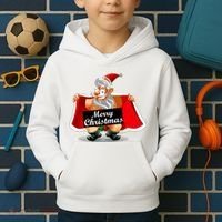 Merry Chrismas X-Mas Santa Bells Kids Hoodie thumb 2