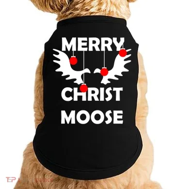 Merry Christ-Moose Doggie Tank