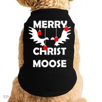 Merry Christ-Moose Doggie Tank thumb 0