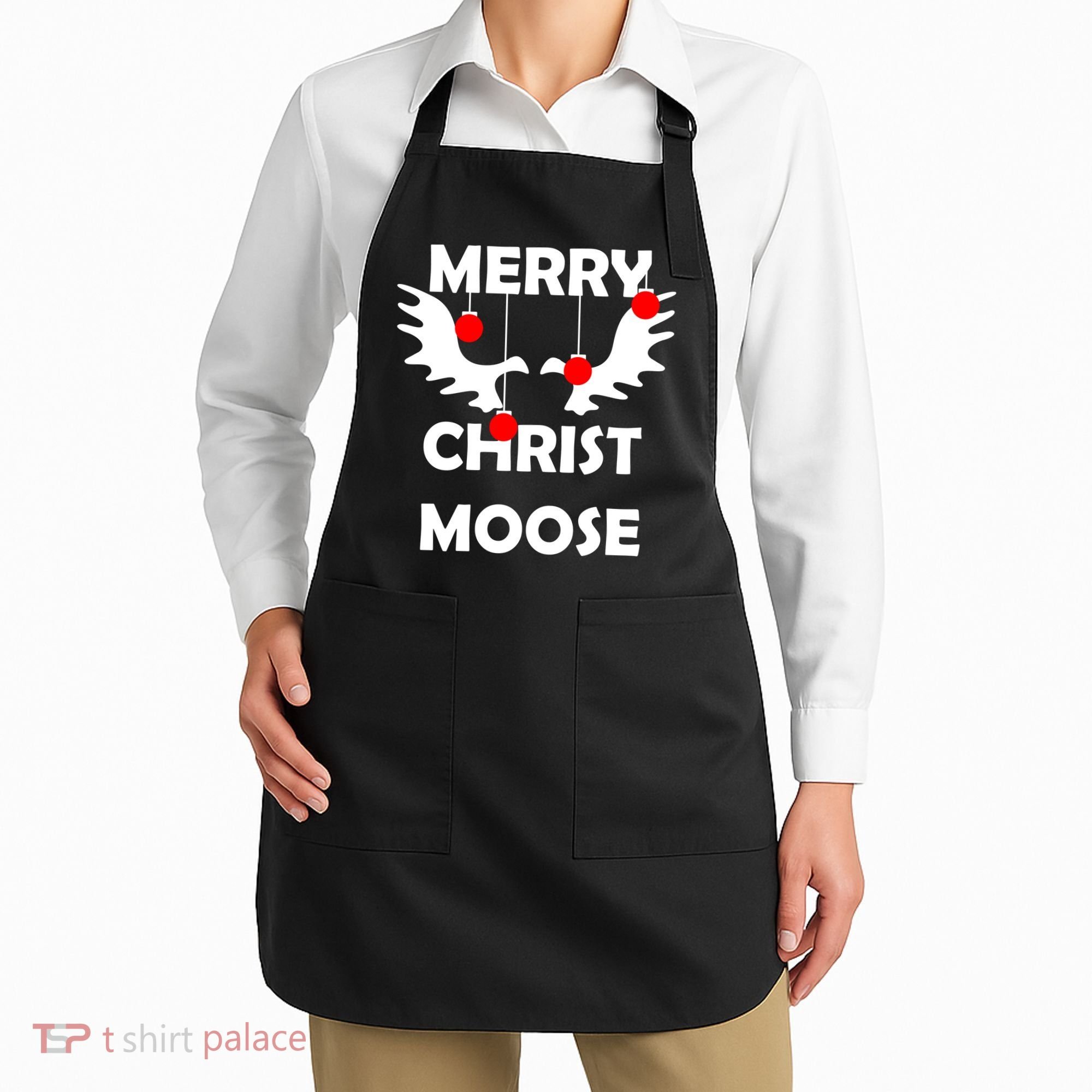 Merry Christ-Moose Apron