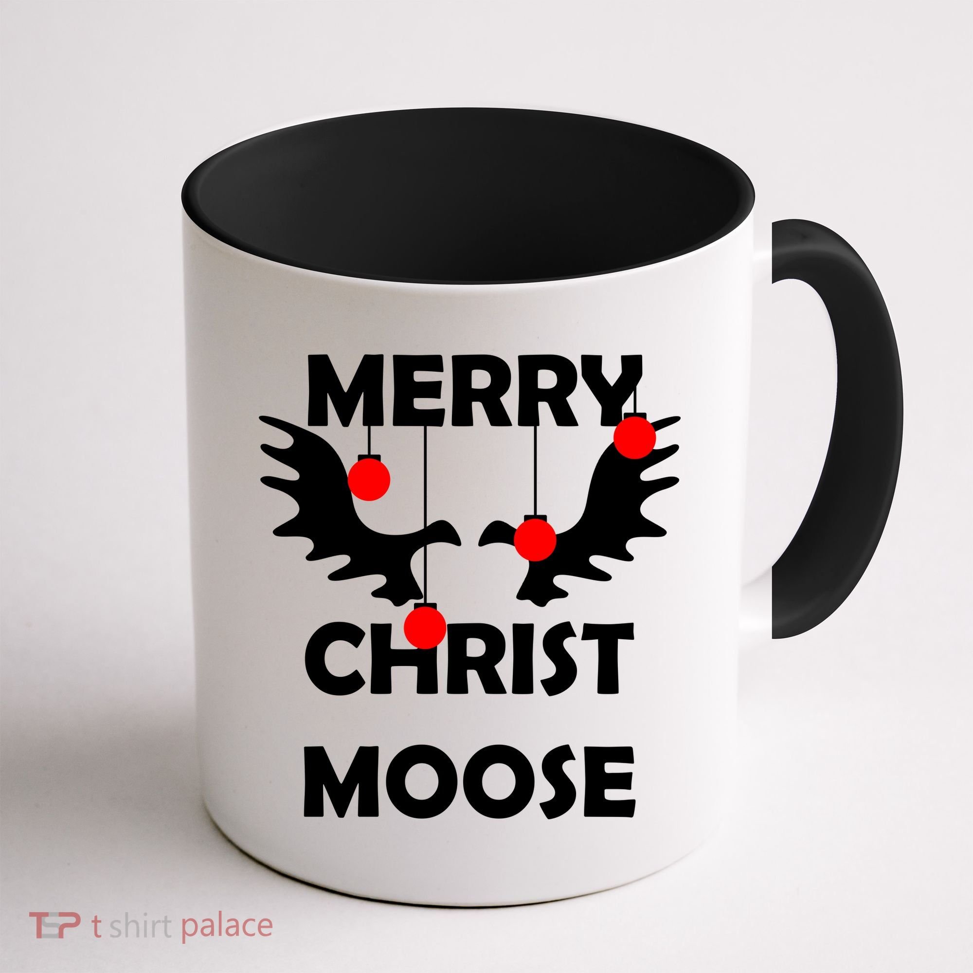 Merry Christ-Moose Coffee Mug