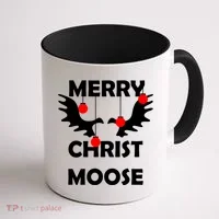 Merry Christ-Moose Coffee Mug thumb 1