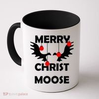 Merry Christ-Moose Coffee Mug thumb 0