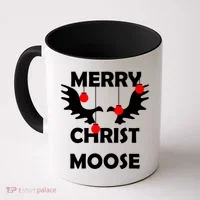 Merry Christ-Moose Coffee Mug thumb 0