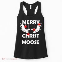 Merry Christ-Moose Women's Tank Top thumb 0