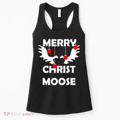 Merry Christ-Moose Women's Tank Top