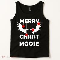 Merry Christ-Moose Tank Top thumb 2