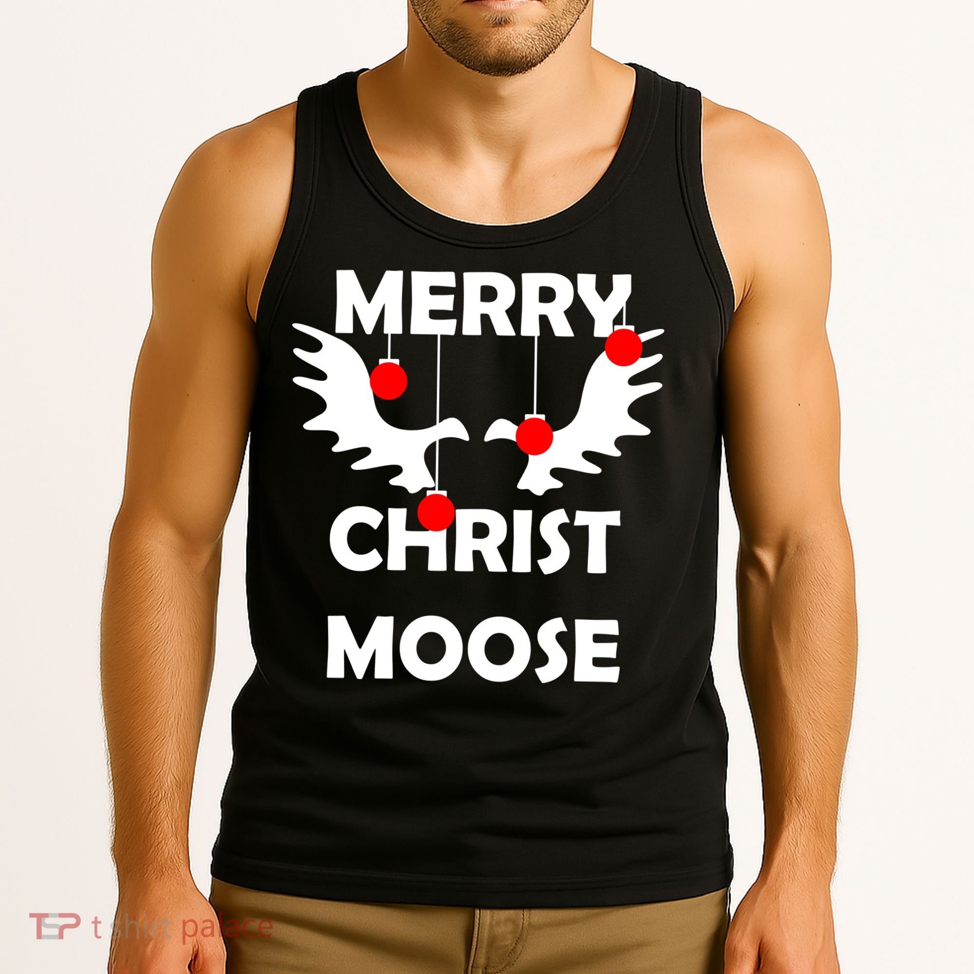 Merry Christ-Moose Tank Top