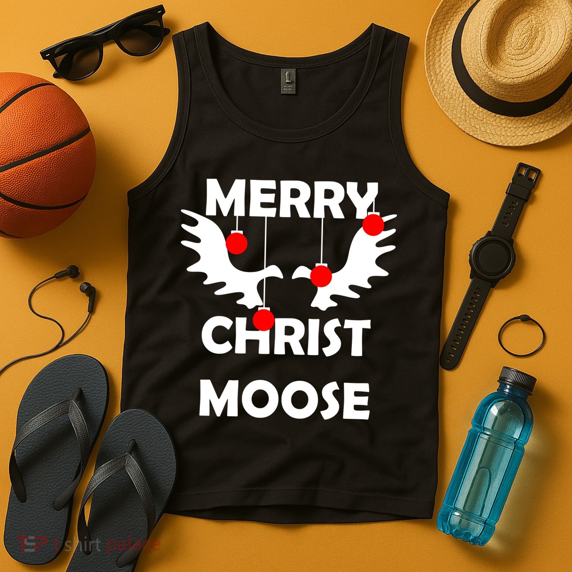 Merry Christ-Moose Tank Top