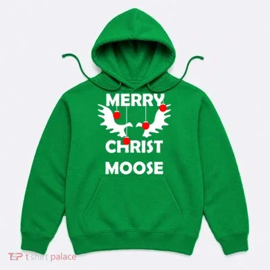 Merry Christ-Moose Hoodie