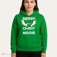 Merry Christ-Moose Hoodie thumb 5