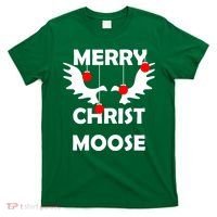 Merry Christ-Moose T-Shirt thumb 0
