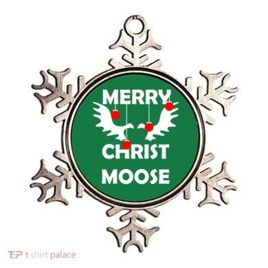 Merry Christ-Moose Ornament