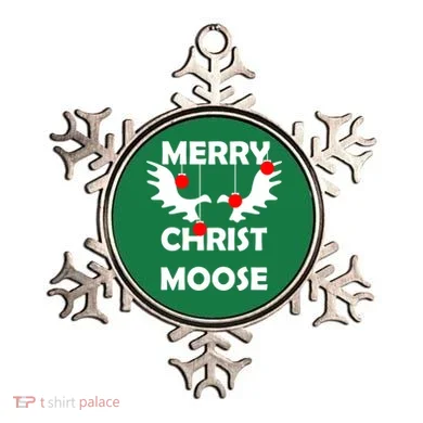 Merry Christ-Moose Ornament