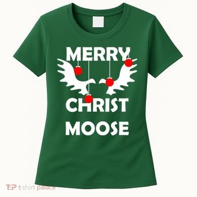 Merry Christ-Moose Women's T-Shirt