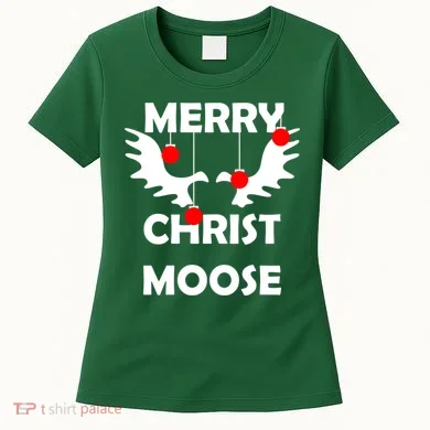 Merry Christ-Moose Women's T-Shirt