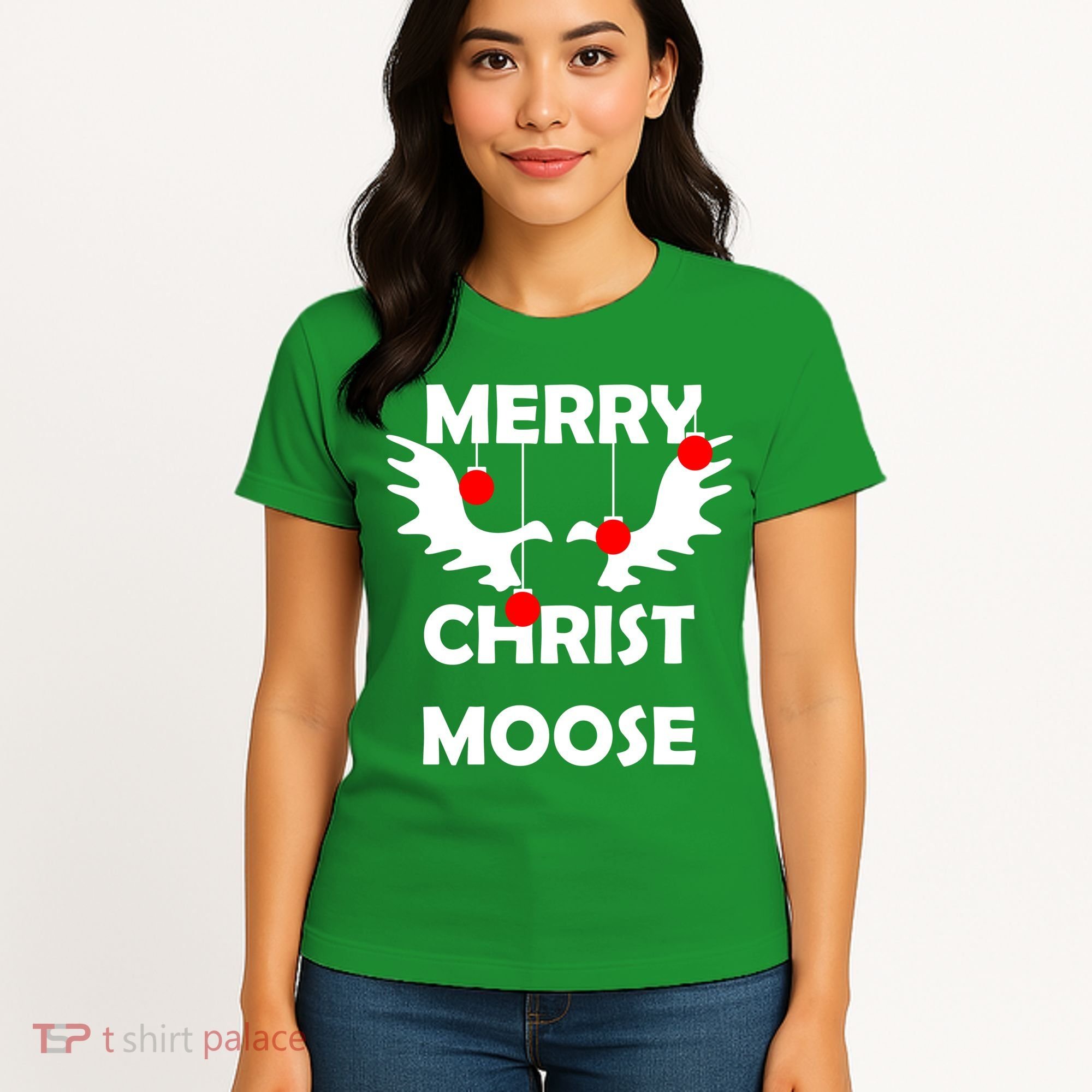 Merry Christ-Moose Women's T-Shirt