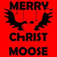 Merry Christ-Moose Santa Hat thumb 1