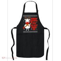 Merry Christmas And Stay Away From Me Reindeer Ugly Sweater Apron thumb 0