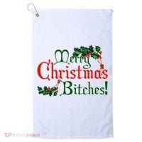 Merry Christmas Bitches! Golf Towel thumb 0